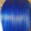 Натуральные синие волосы